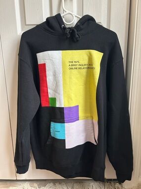 The 1975 A Brief Inquiry Tour Hoodie Black Graphic Concert Sweatshirt